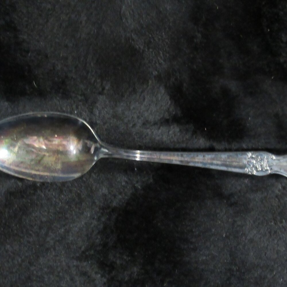 Vintage Old Company Plate Silver Spoon "O" Monogram